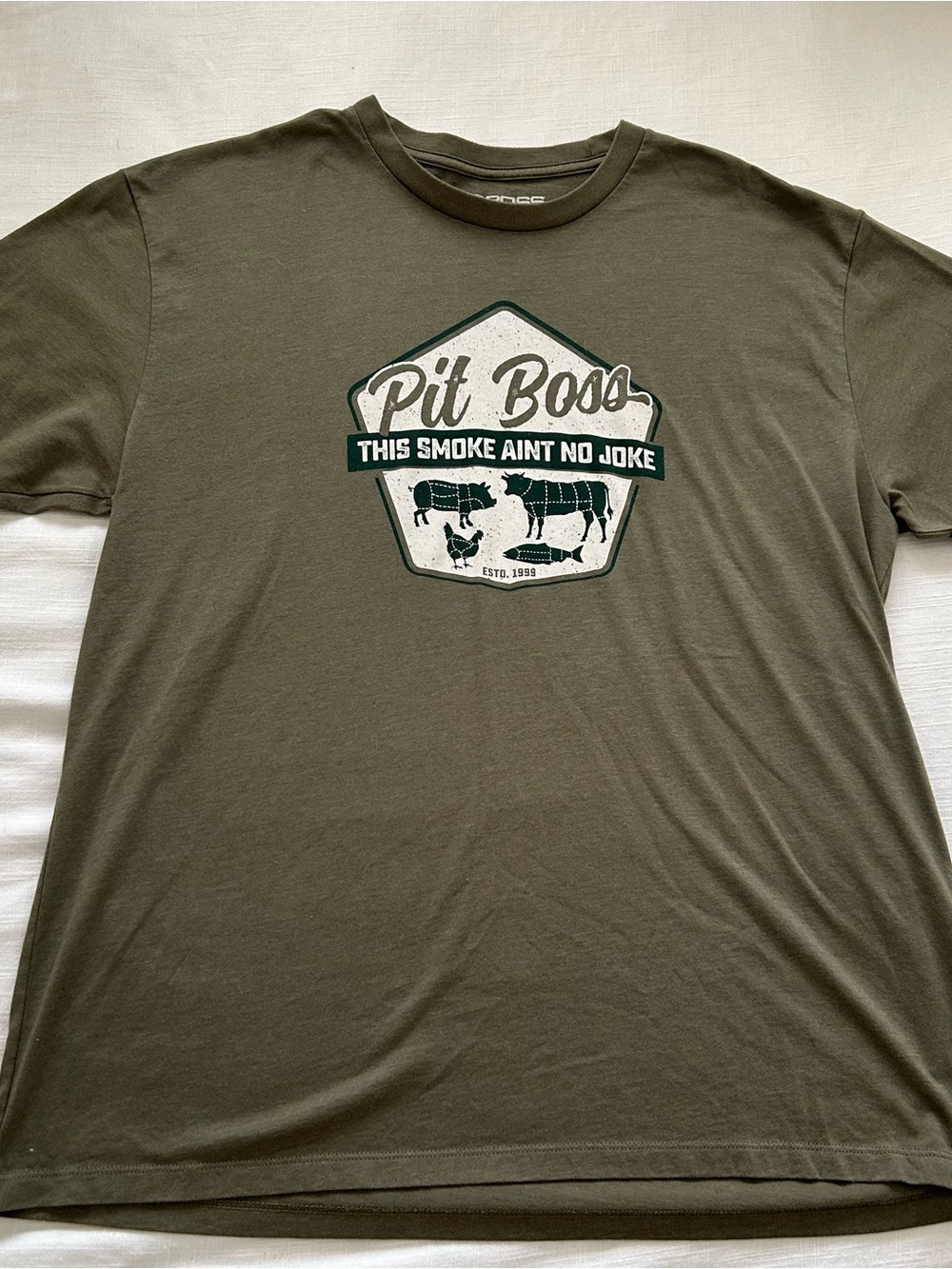 Men's Short Sleeve Graphic Tee - Olive